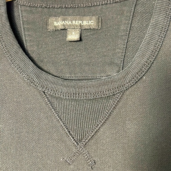 MEN'S Banana Republic Sweatshirt small navy - Picture 2 of 3
